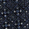 Sapphire Blue Diamond Patterned Jacket